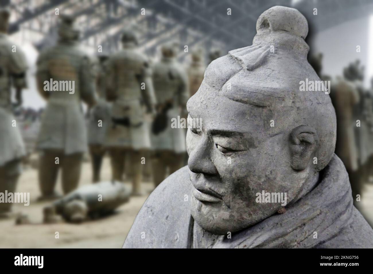 The Terracotta Army is a set of statues placed in the mausoleum of the
