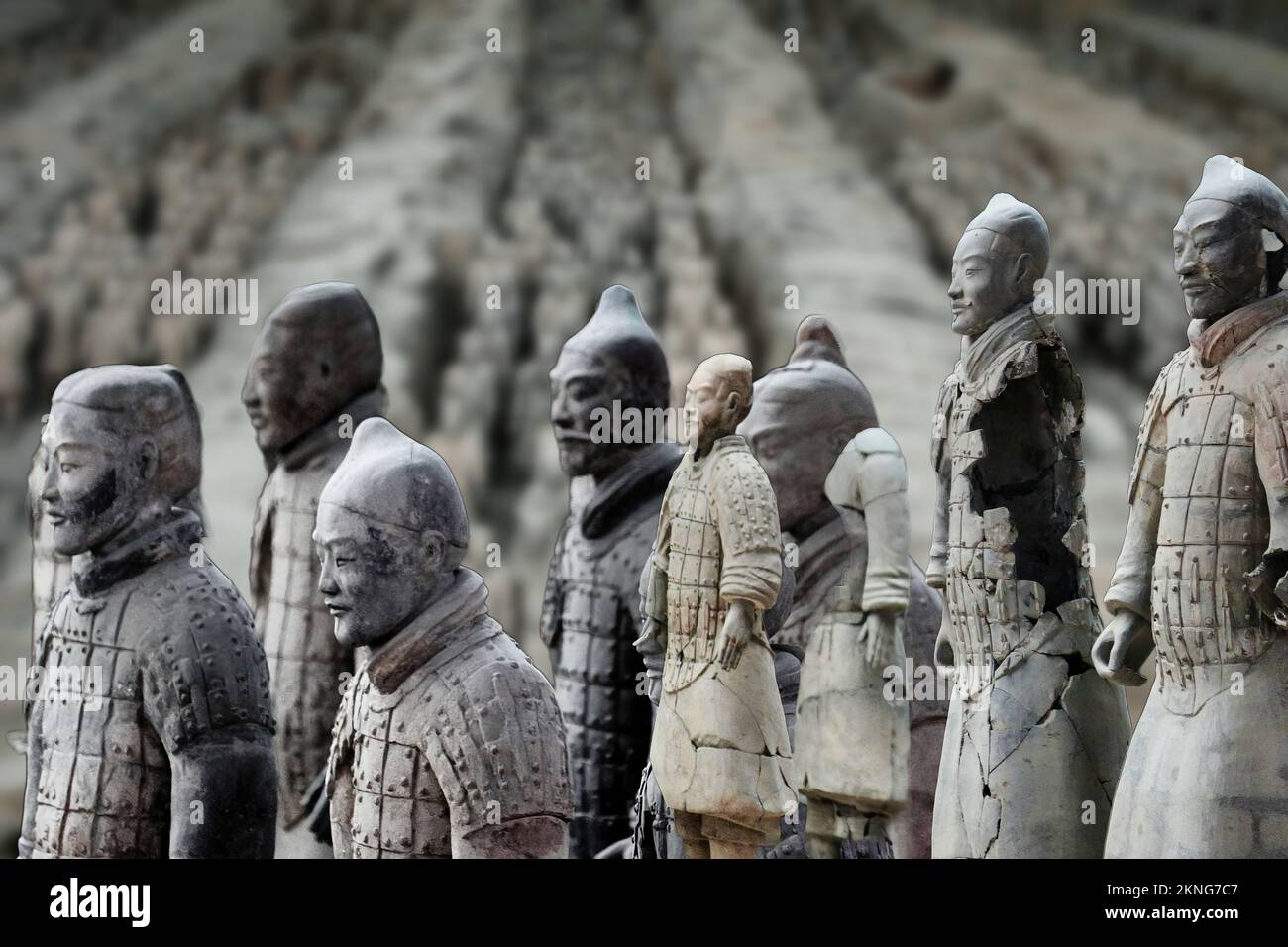 The Terracotta Army is a set of statues placed in the mausoleum of the