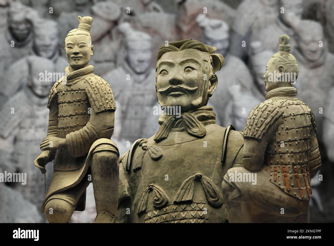 The Terracotta Army is a set of statues placed in the mausoleum of the