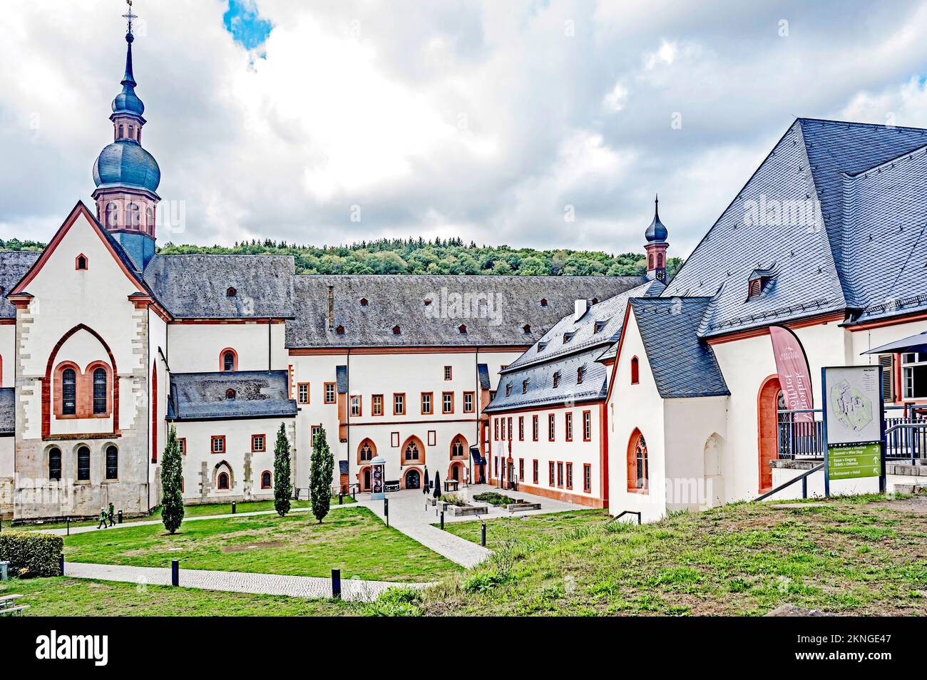 Kloster Eberbach (Hessen, Deutschland); Eberbach Abbey (Germany) Stock Photo