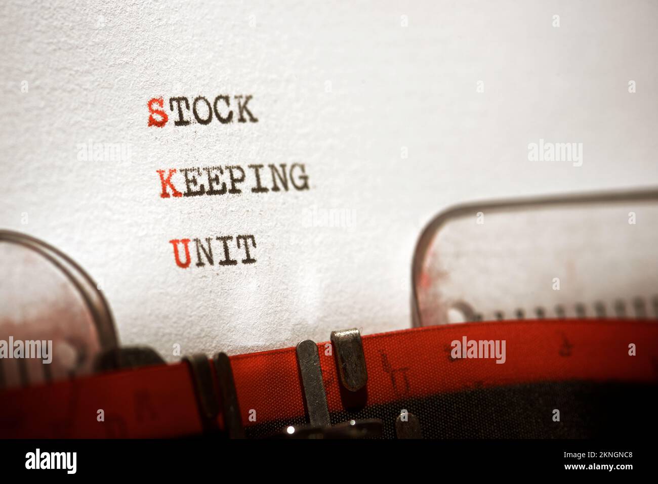 stock-keeping-unit-phrase-written-with-a-typewriter-stock-photo-alamy