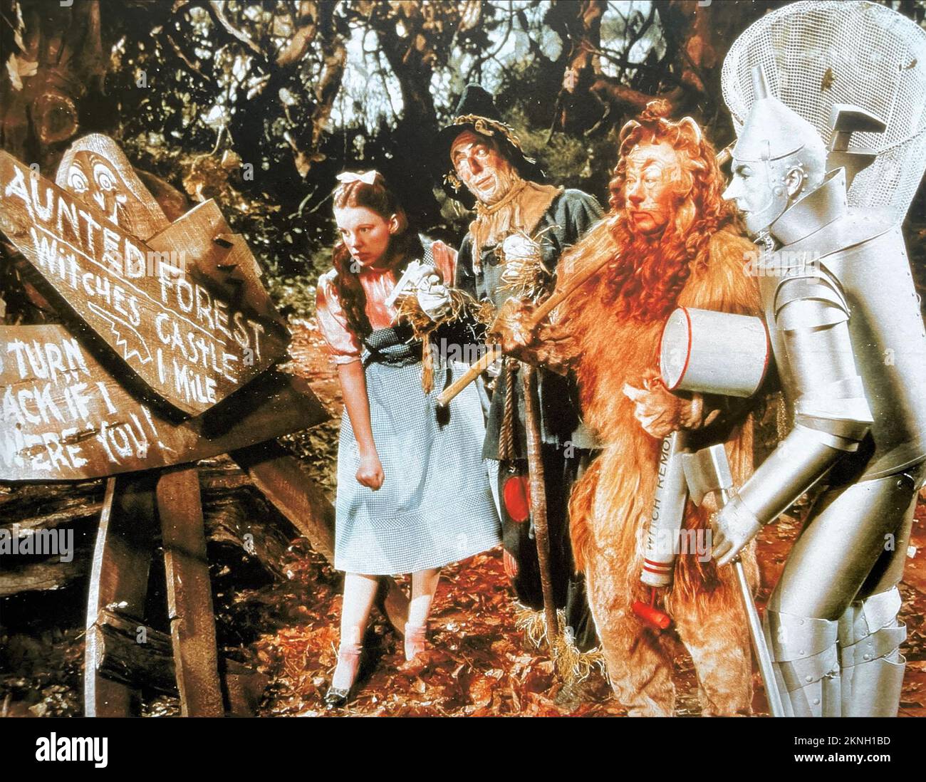 THE WIZARD OF OZ 1939 MGM film with Judy Garland Stock Photo