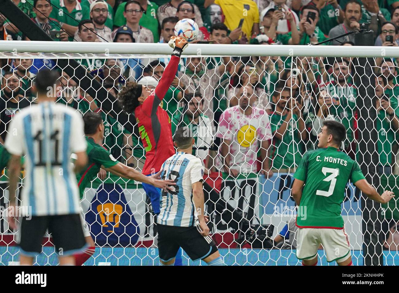 LUSAIL QATAR NOVEMBER 26 Player Of Mexico Guillermo Ochoa Saves The 