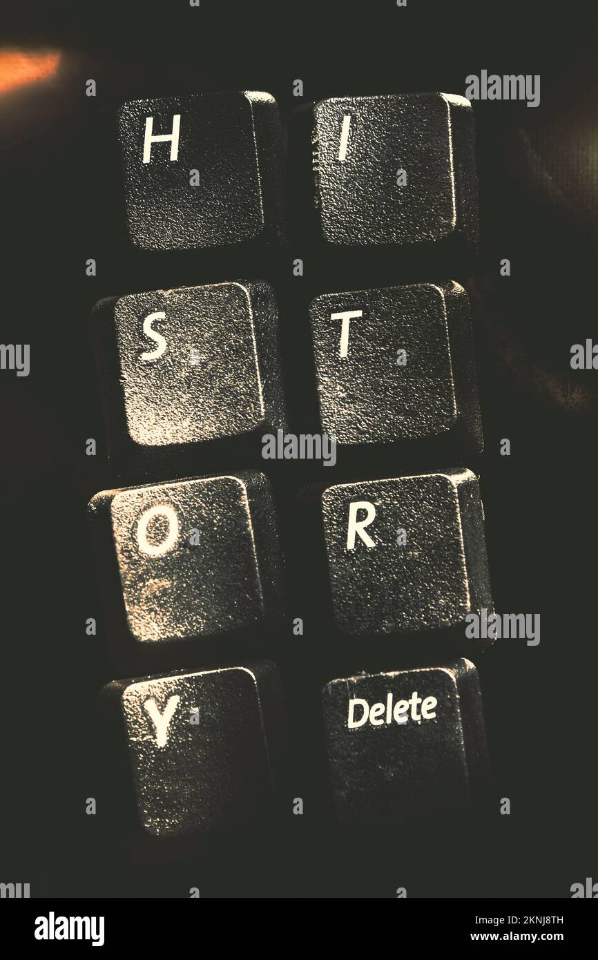 Erasing propagated history is a quick reset on the mainframe. History