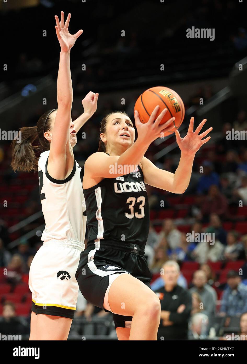 November 27, 2022 UConn Huskies guard Caroline Ducharme (33) during the PK85 Tournament