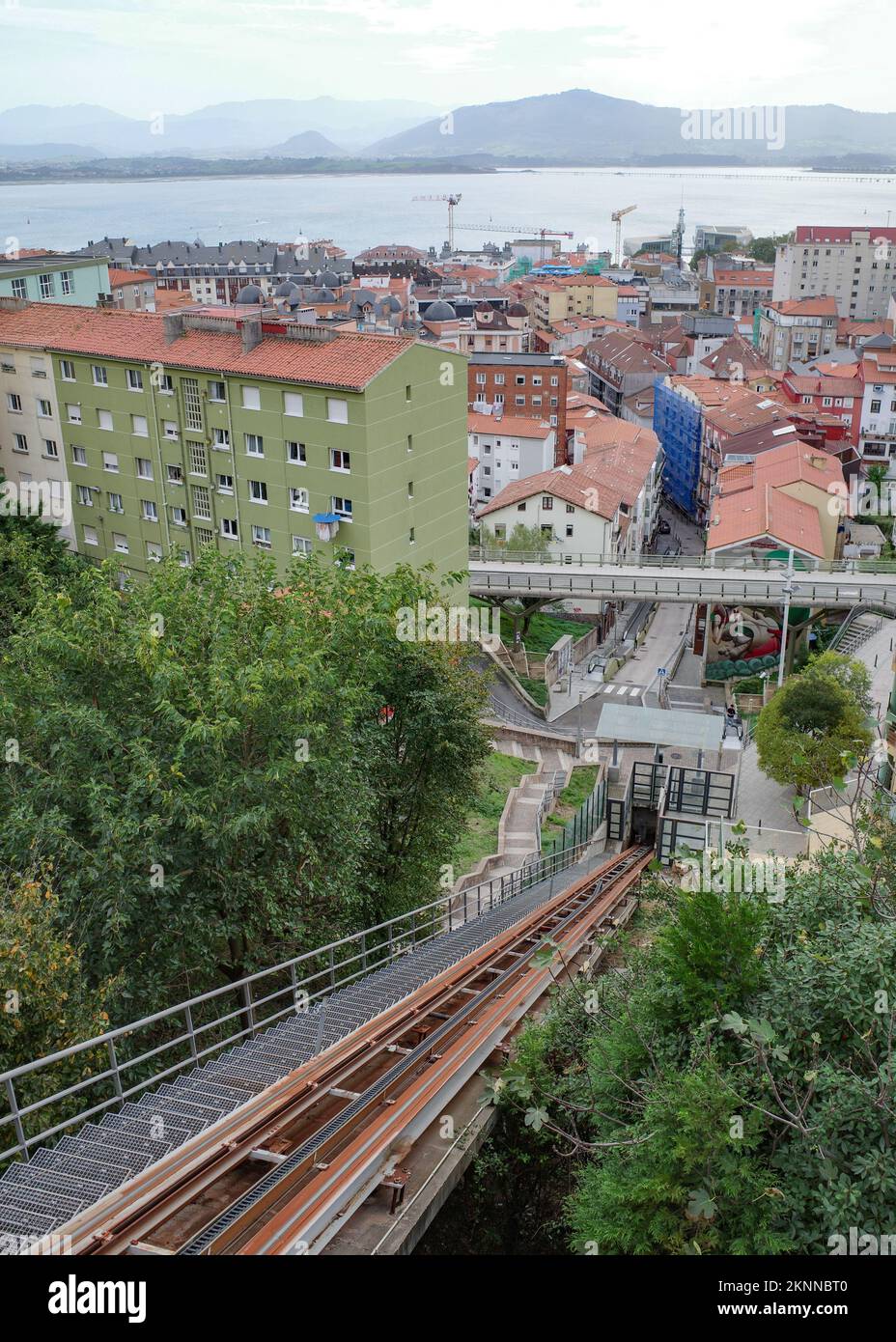 Santander city aerial panoramic view. Santander is the capital of the  Cantabria region in Spain Stock Photo - Alamy