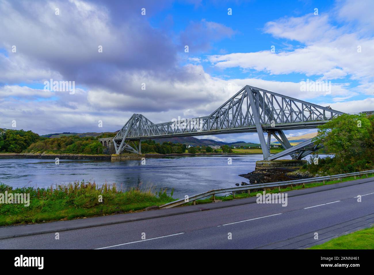 View of the Connel Bridge in the West Highlands of Scotland, UK Stock ...