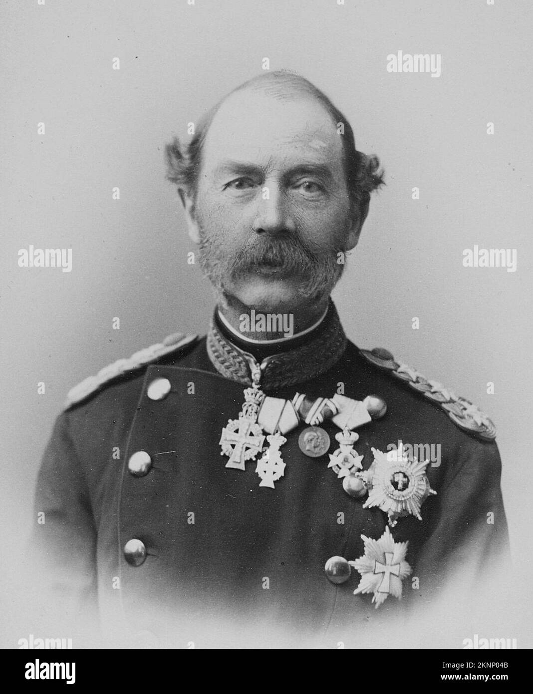 Christian IX (1818 – 1906) King of Denmark from 1863 until 1906 Stock Photo