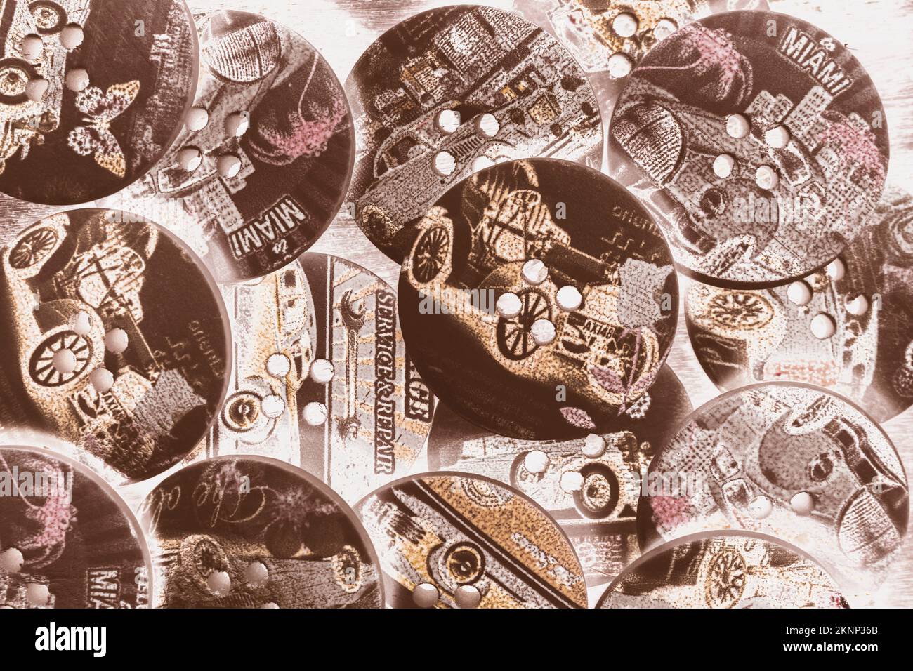 Rustic restoration in a scene of car fixtures and old artistic craft