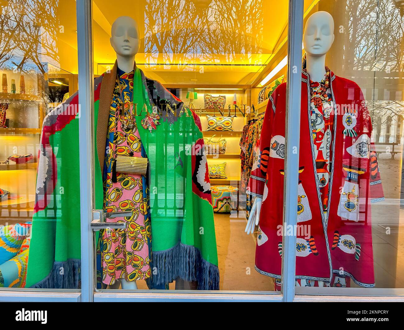 Paris, France, inside French Fashion Store, Window Display, "Rianna + Nina" , interior design