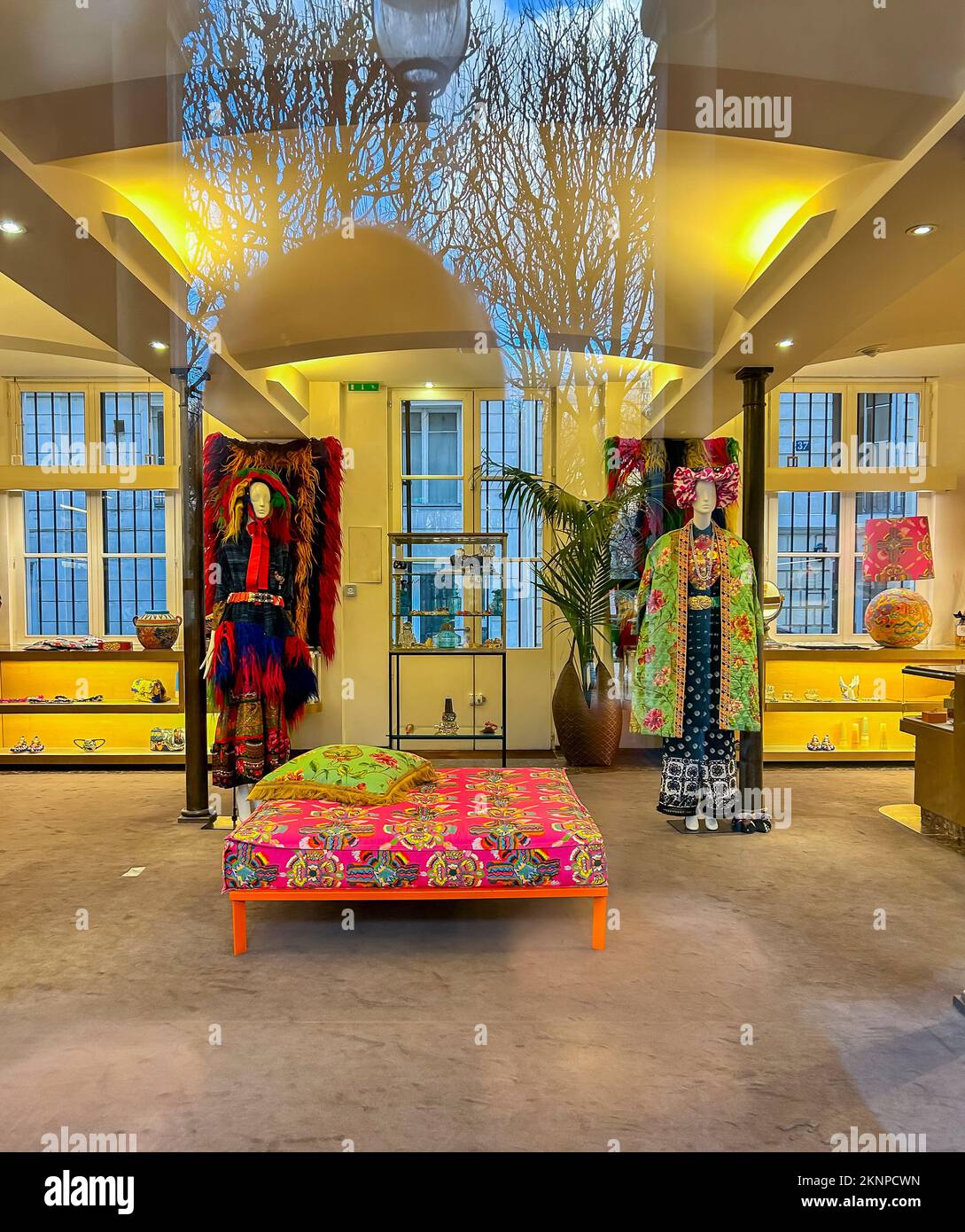 Paris France inside French Fashion Store Window Display Women s Clothing Designer Rianna Nina interior design store clothing store at Paris Stock Photo Alamy