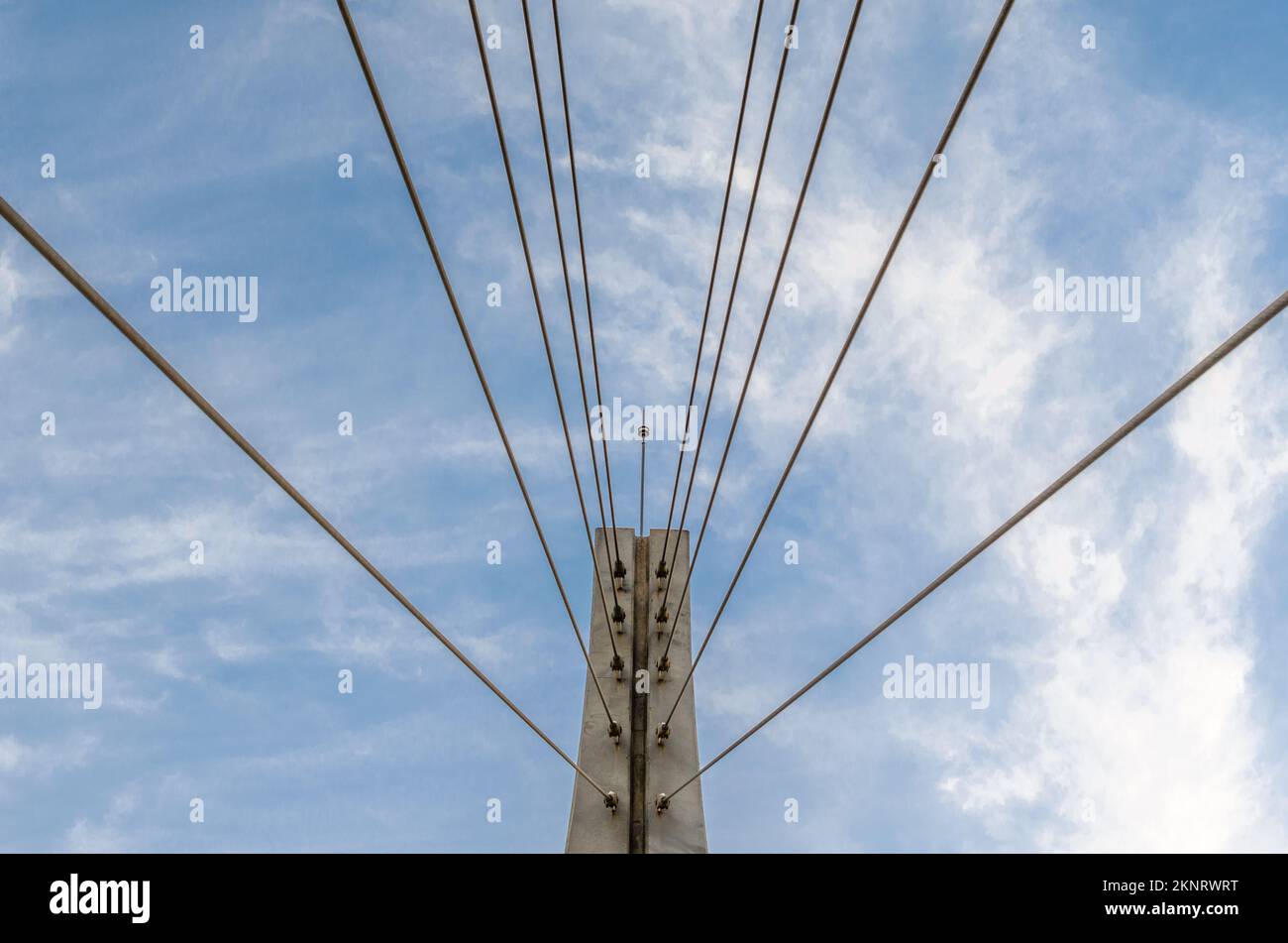 Fuengirola Spain October 117 2021 Detail Of The Modern Bridge