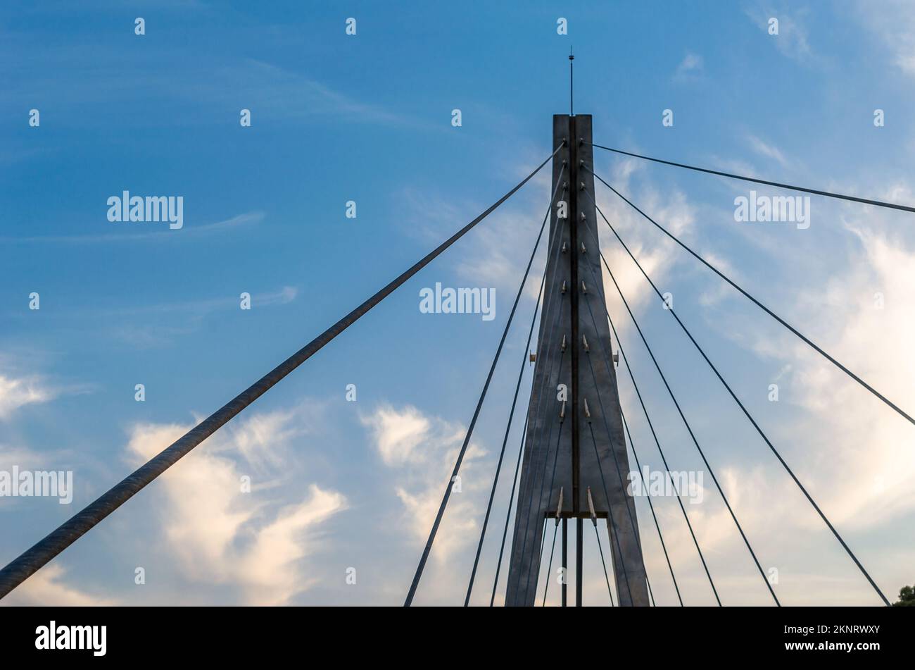 Fuengirola Spain October 117 2021 Detail Of The Modern Bridge