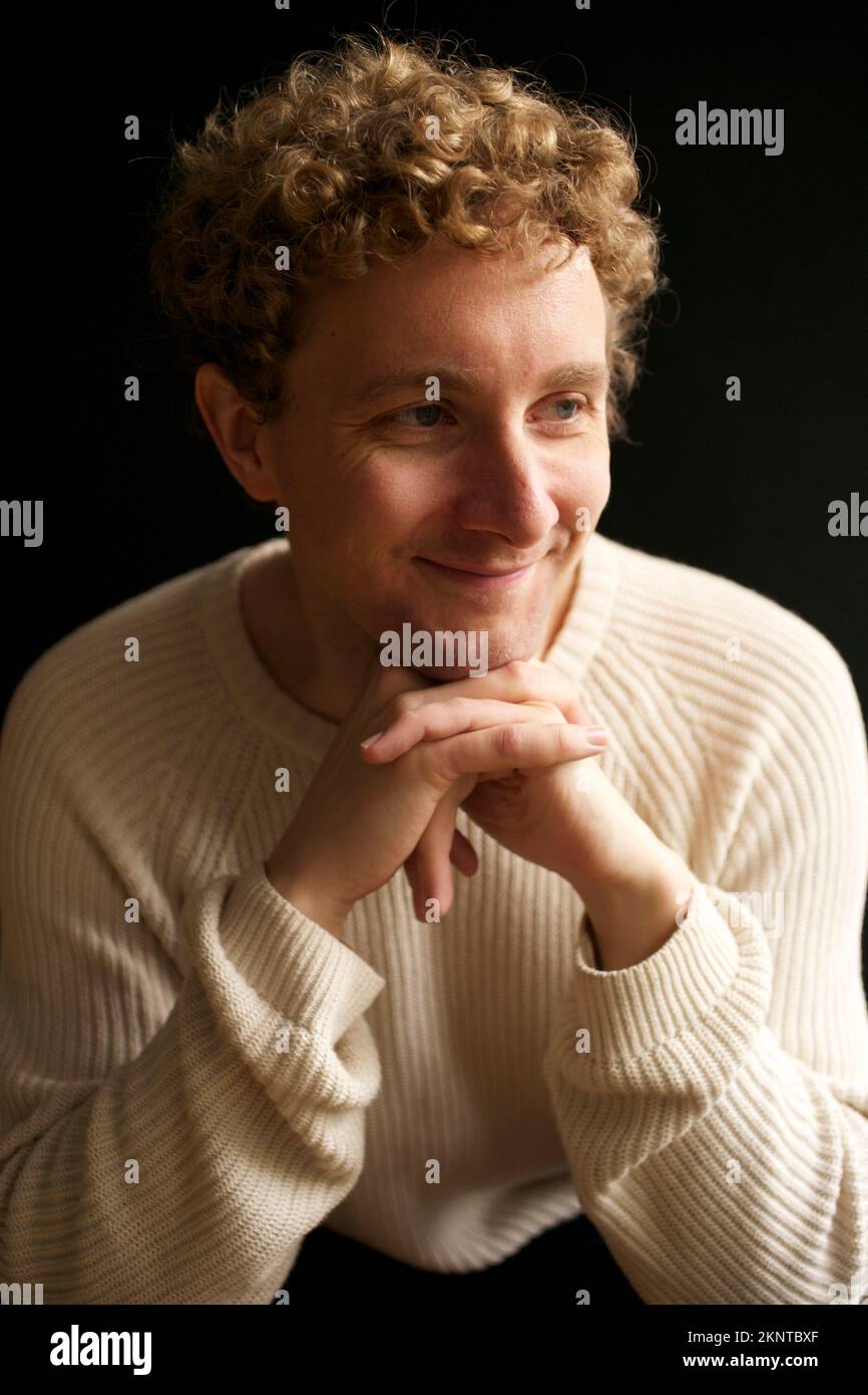 Gwilym Bowen - tenor. Gwilym's repertory ranges from the Baroque to the contemporary, with a specialist interest in Bach, Monteverdi and Handel Stock Photo