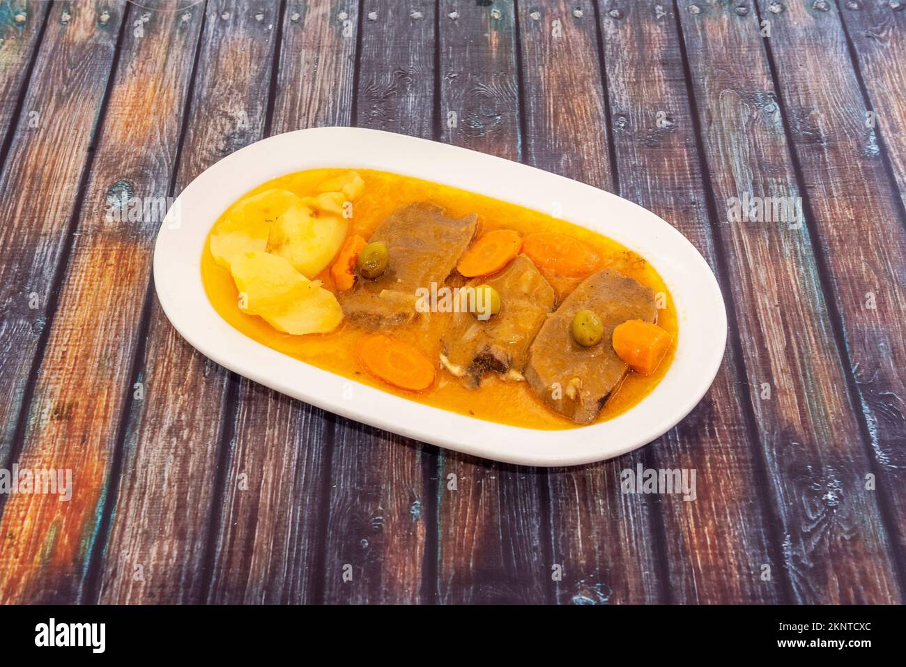 The stew is a culinary process of cooking a food, which is subjected to ...
