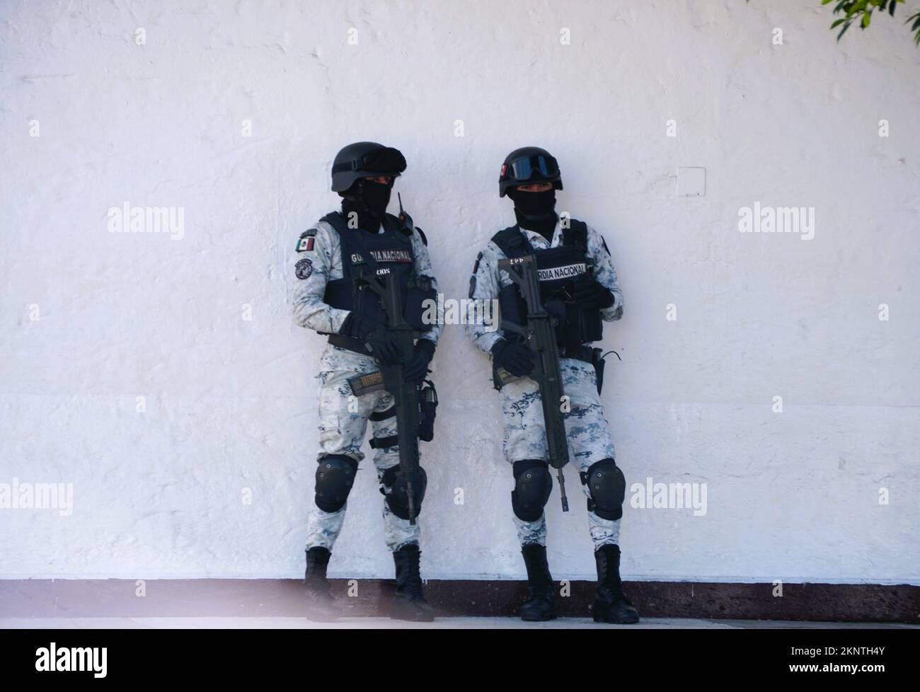 Puerto Vallarta, Mexico - November 9, 2022 - Two National Guards ...