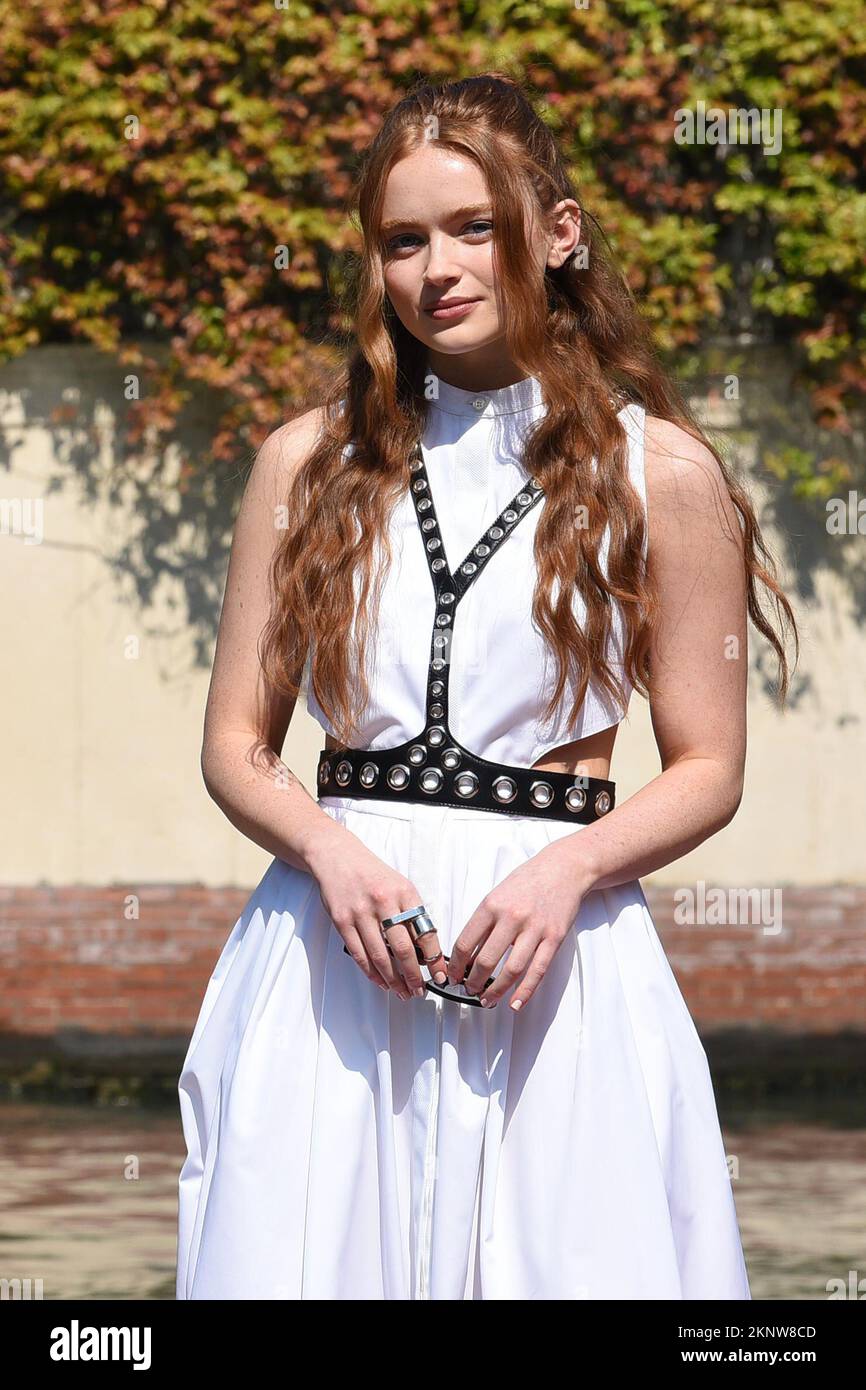 Venice 79, day 5 arrive at Darsena with The Wale cast In photo: Sadie Sink  Where: Venezia When: 04 Sep 2022 Credit: Francesca Vieceli Stock Photo