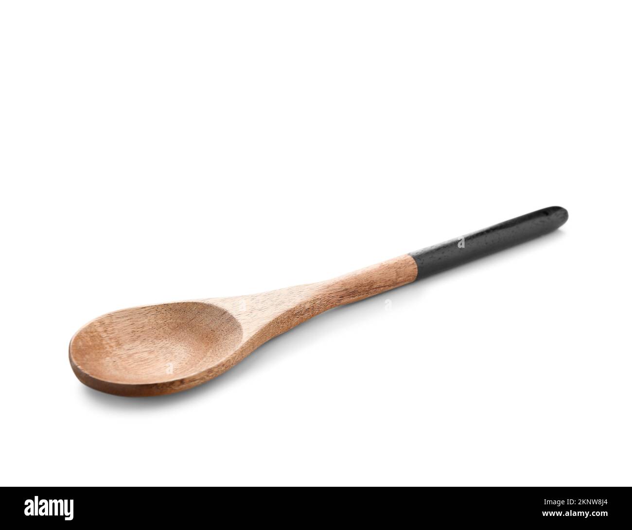 Wooden spoon isolated on white background Stock Photo - Alamy