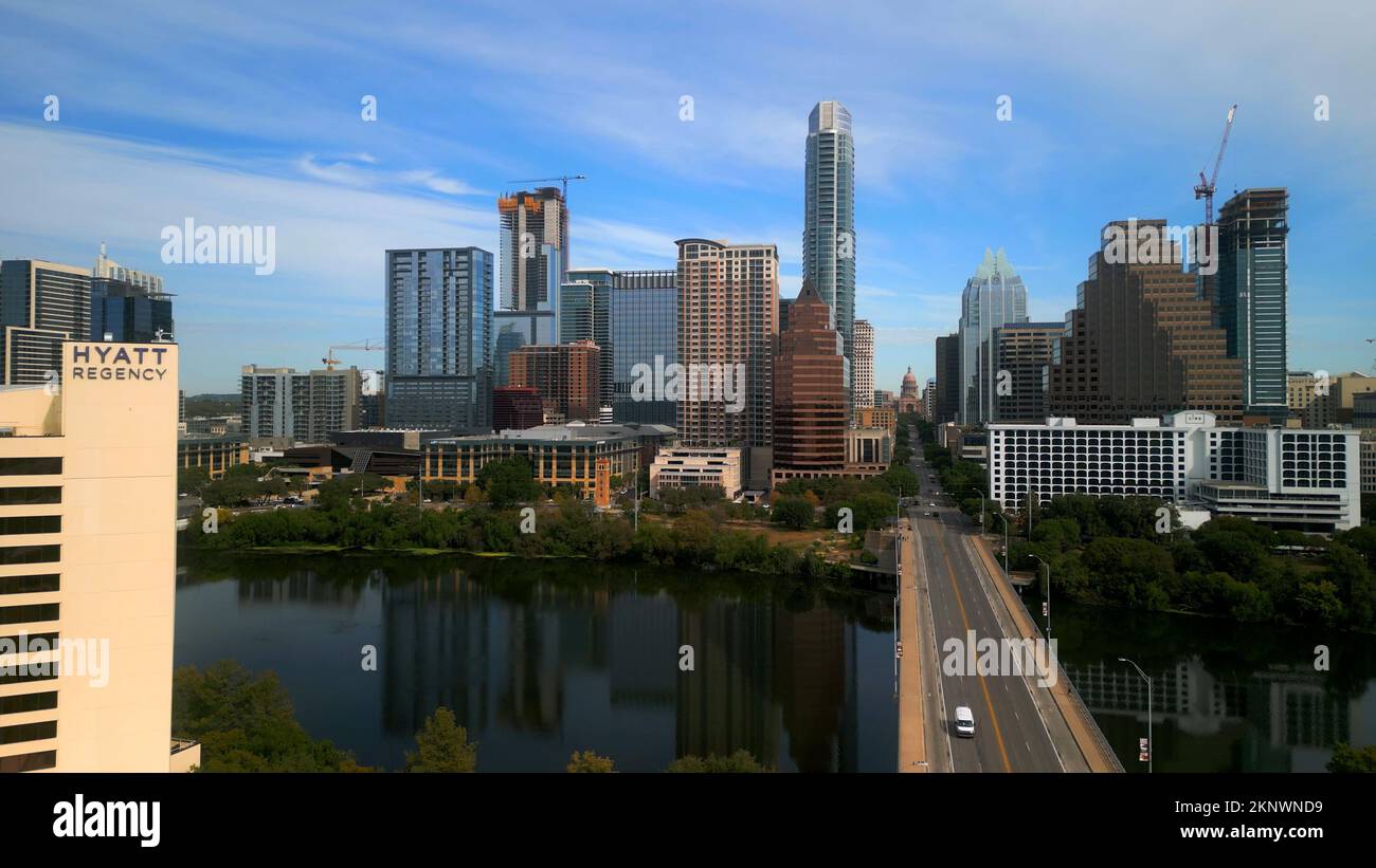 Skyline of Houston Texas from above - HOUSTON, UNITED STATES - NOVEMBER ...