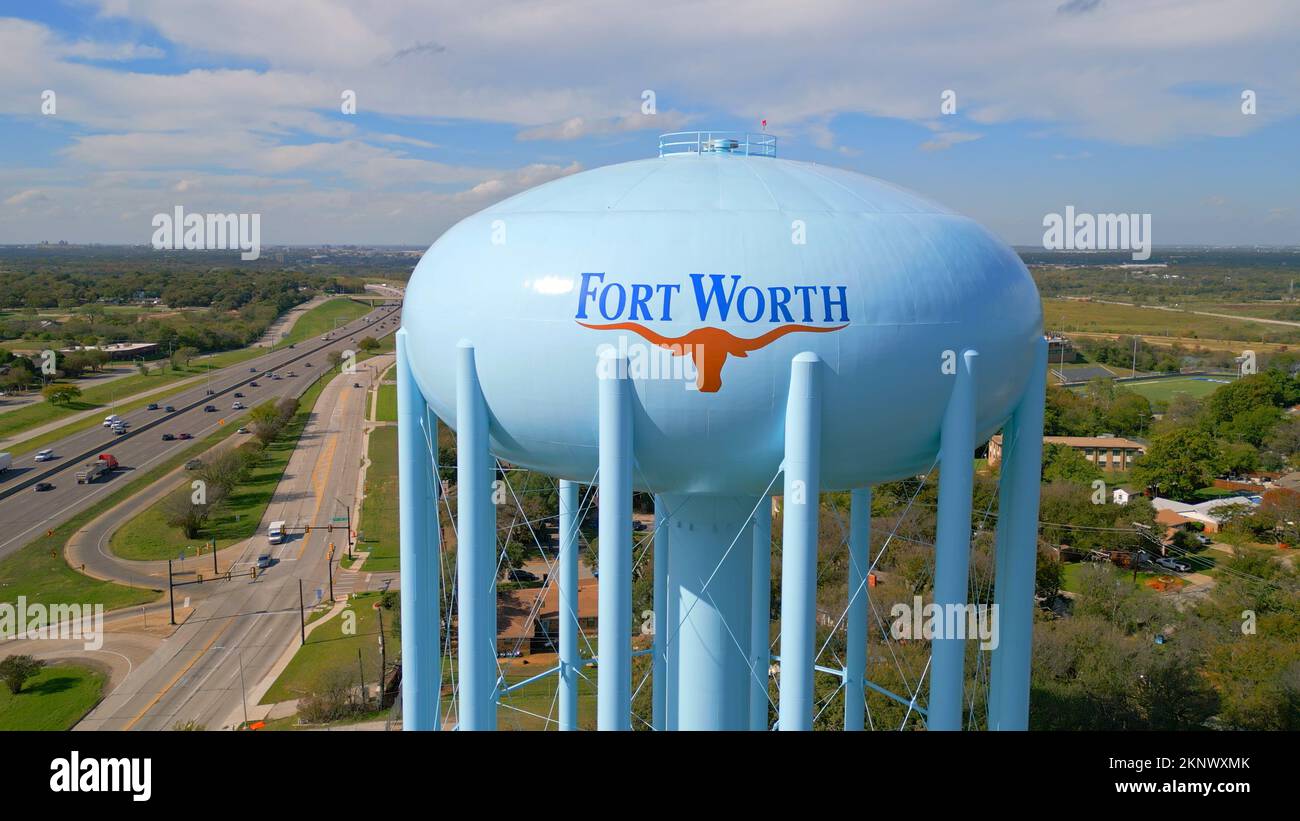 Fort Worth Water Tower from above FORT WORTH, UNITED STATES