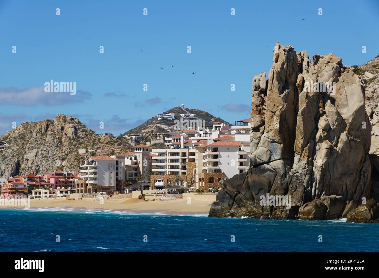 Cabo San Lucas, Mexico - November 7, 2022 - The view of the rock ...