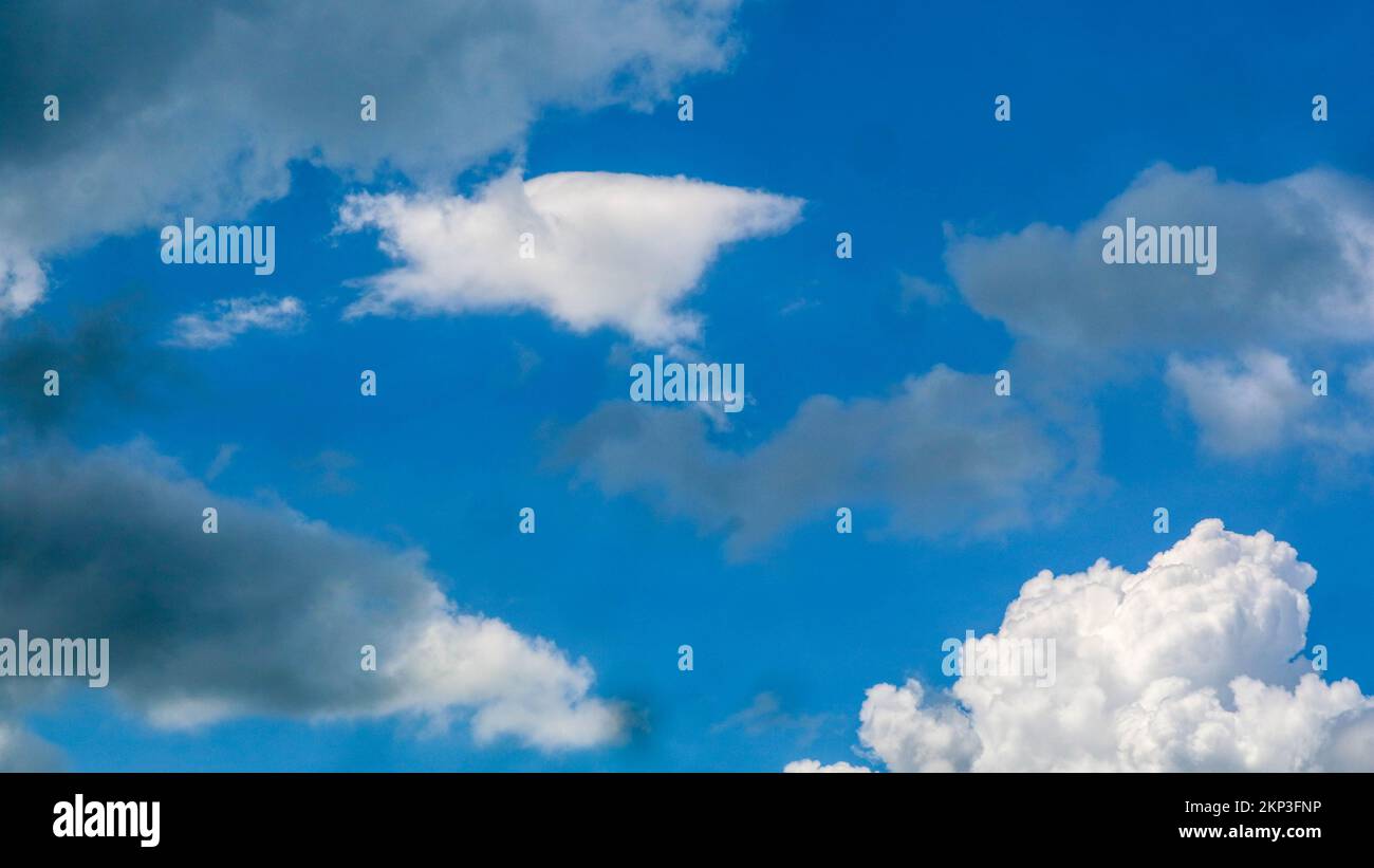 cloudy blue sky as background Stock Photo - Alamy