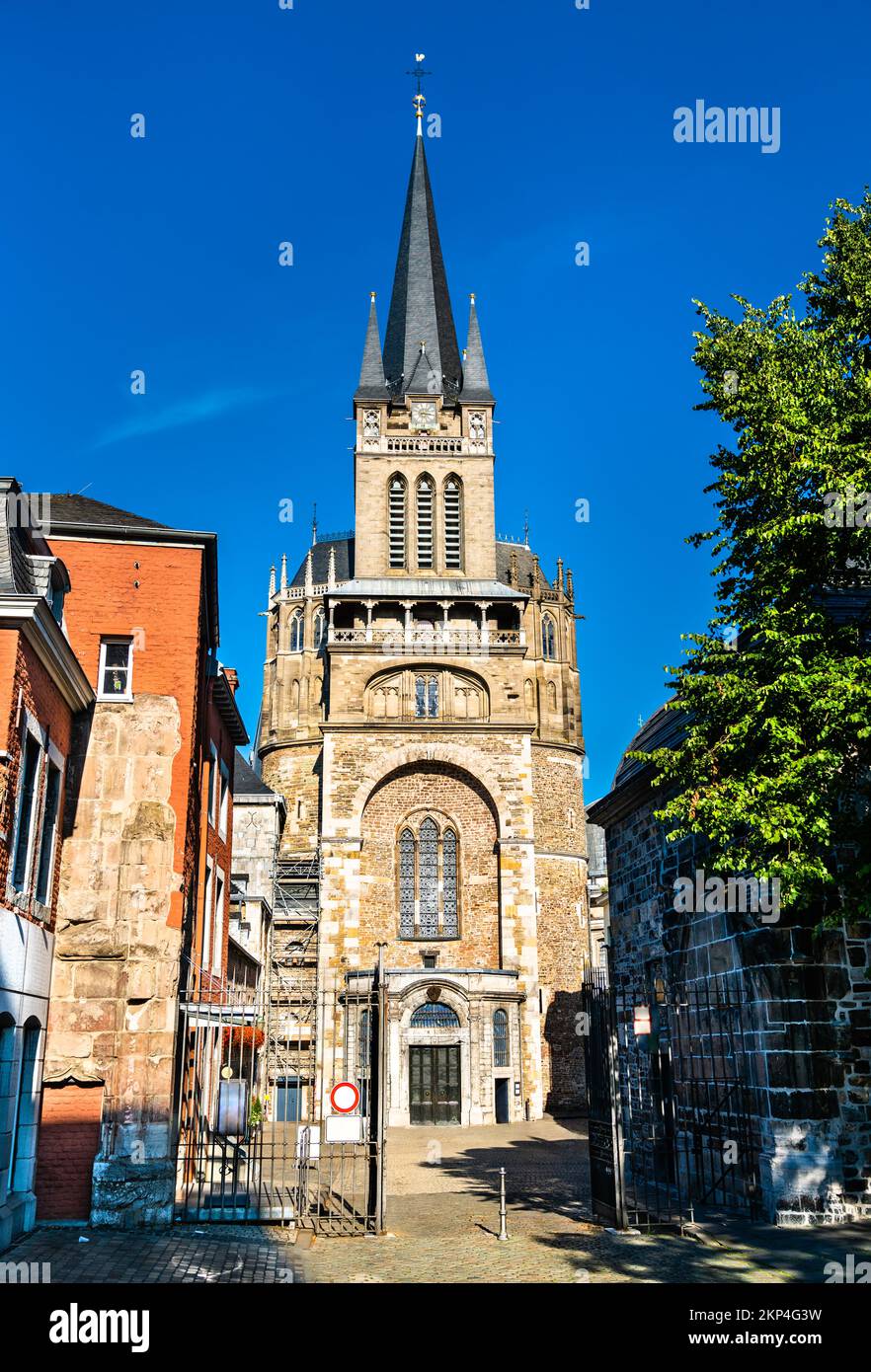 Aachen Cathedral, UNESCO world heritage in North Rhine-Westphalia, Germany Stock Photo