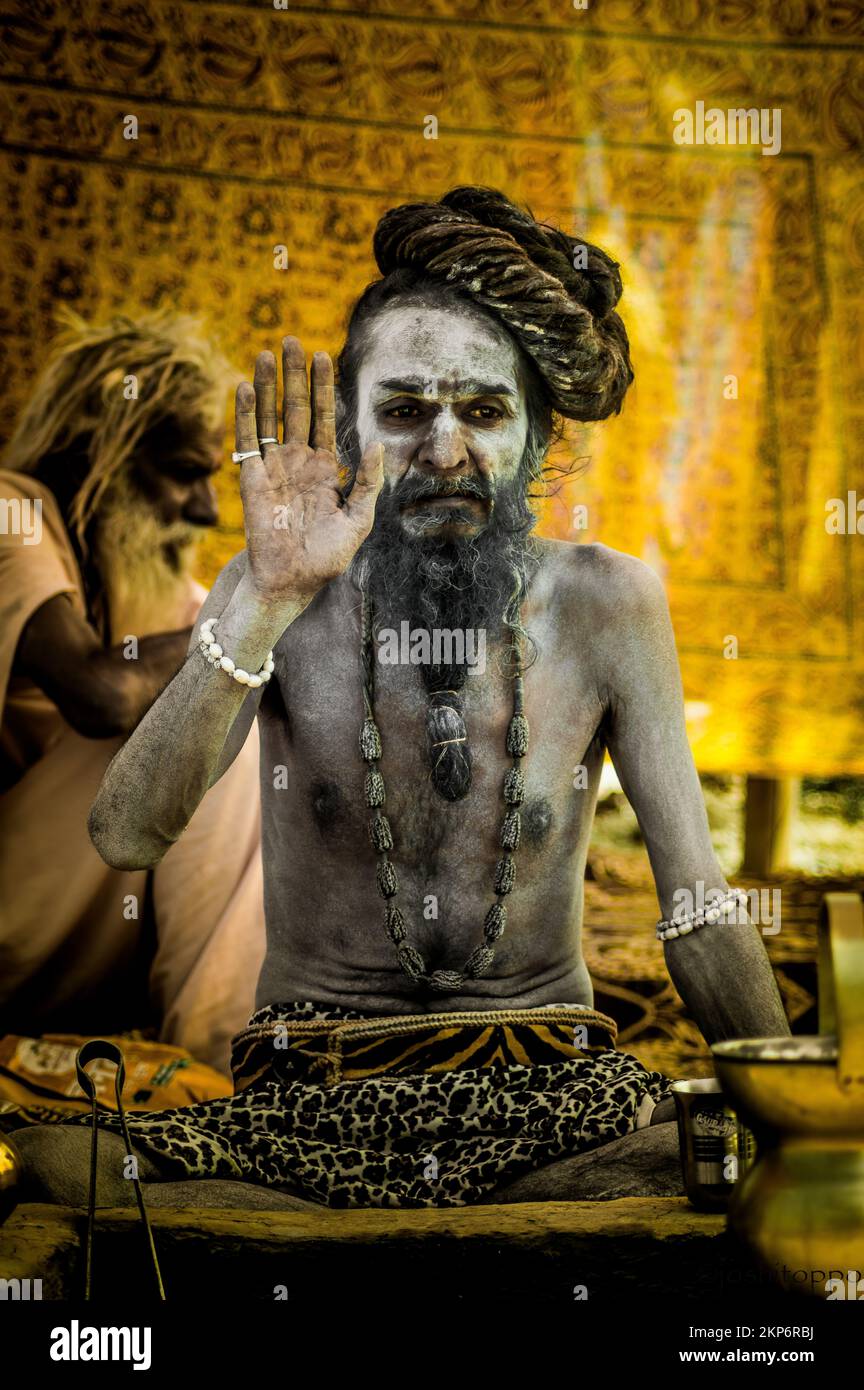 Aghori baba hi-res stock photography and images - Alamy