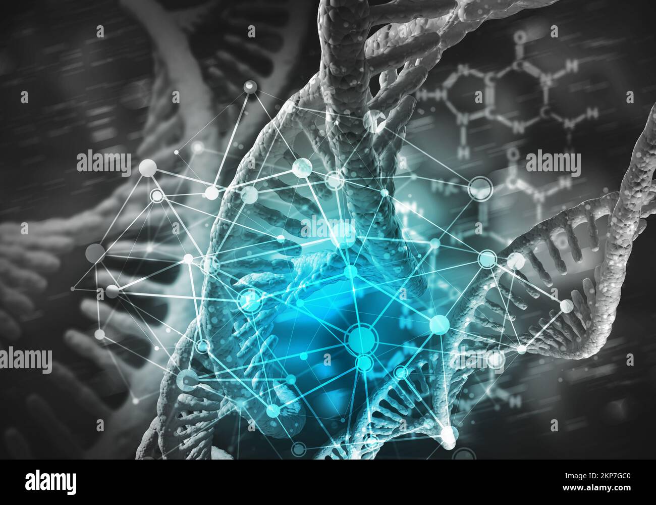 DNA molecules background Stock Photo - Alamy