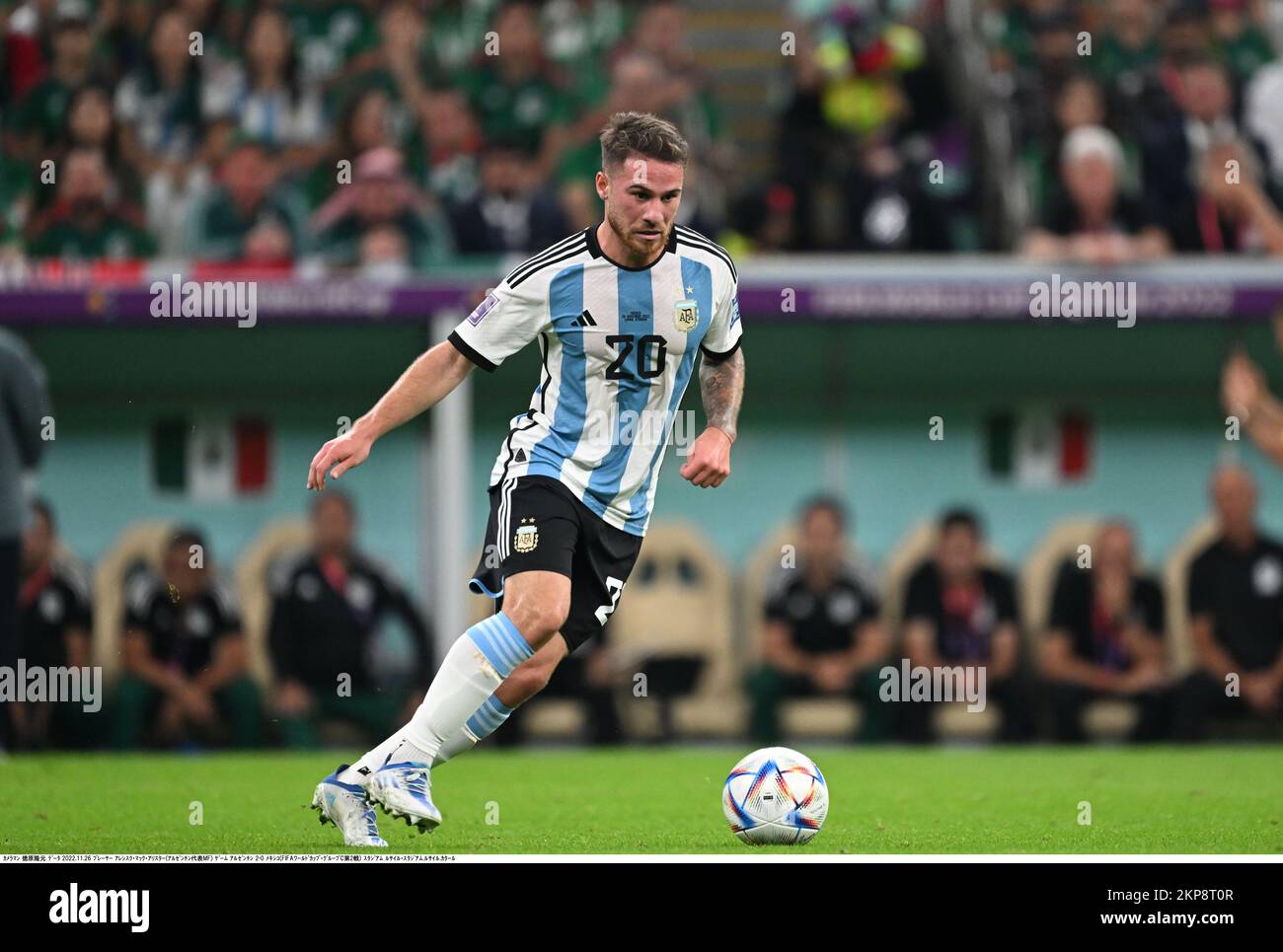 Alexis Mac Allister of Argentina during the FIFA World Cup Qatar 2022