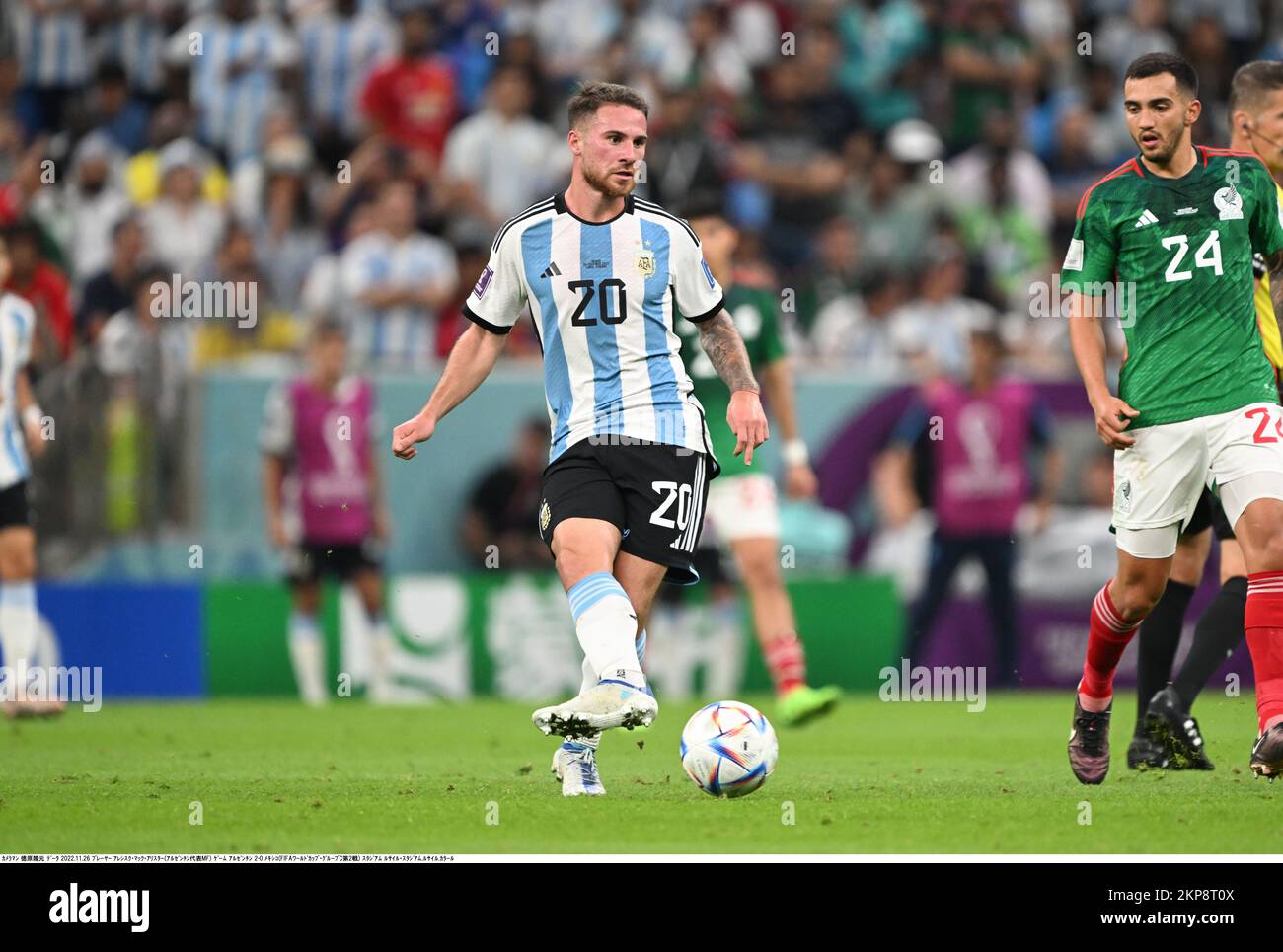 Alexis Mac Allister of Argentina during the FIFA World Cup Qatar 2022