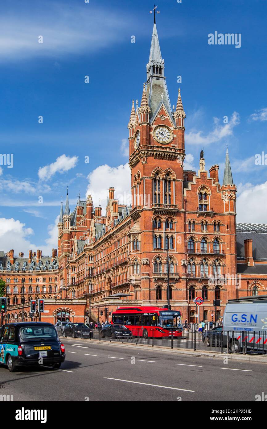St. Pancras International Station, London, City of London, England, United Kingdom, Great Britain, Europe Stock Photo
