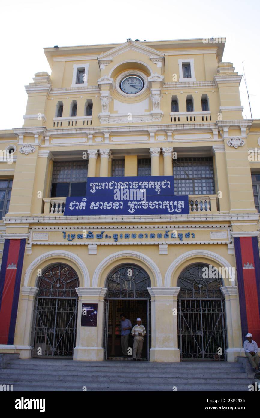 Post office, Phnom Penh, Cambodia Stock Photo