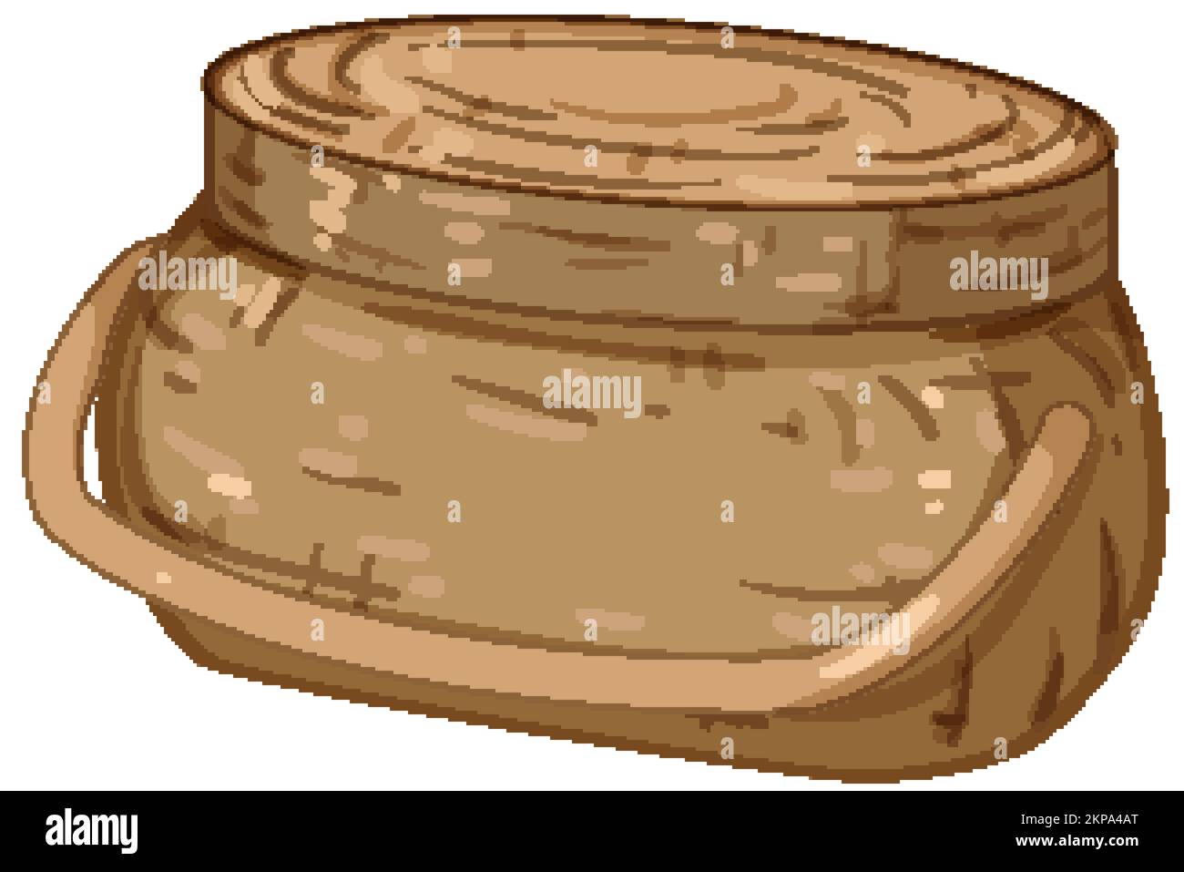 lunch picnic basket cartoon vector illustration Stock Vector Image