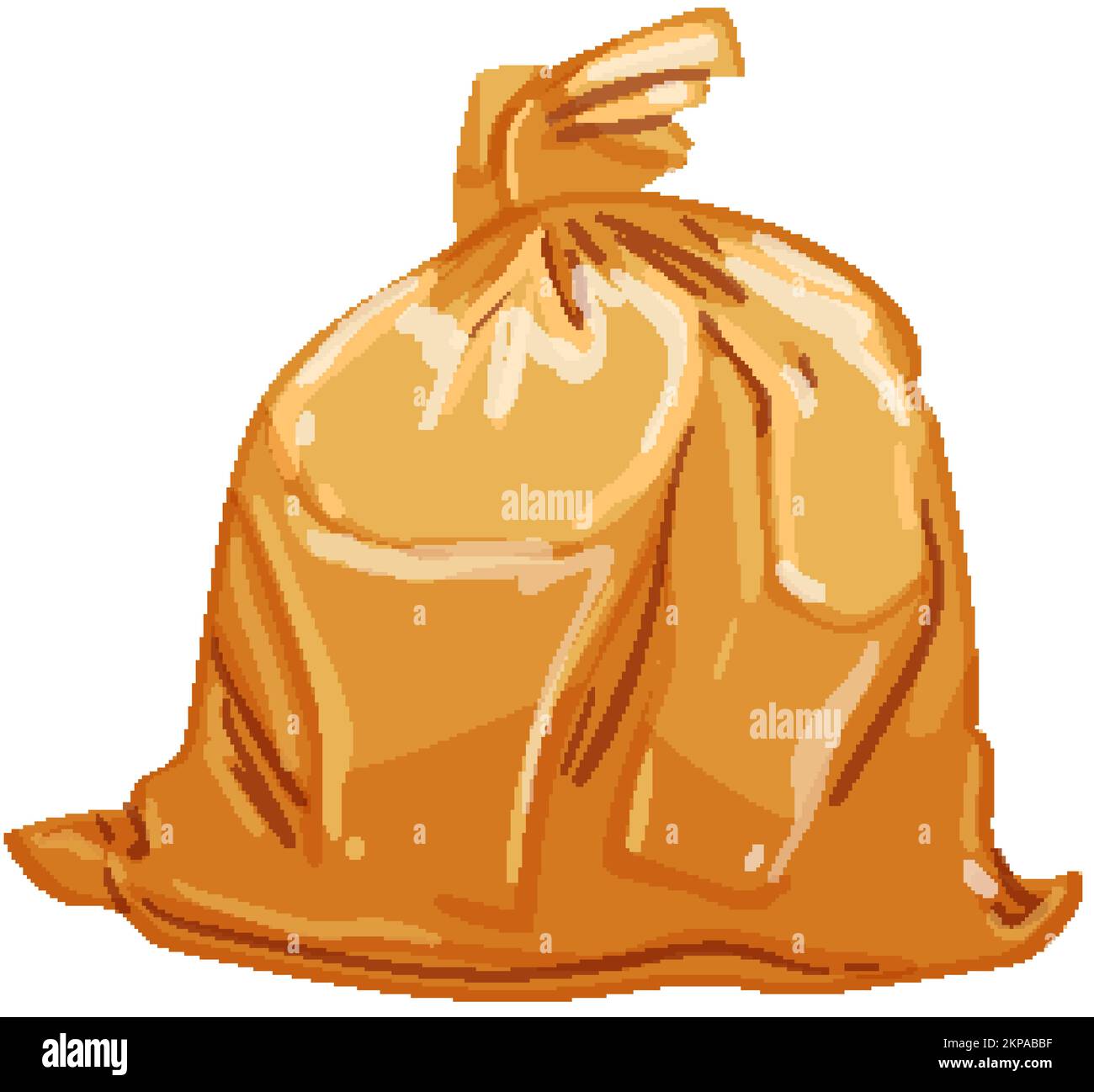 garbage trash bag cartoon vector illustration Stock Vector Image & Art