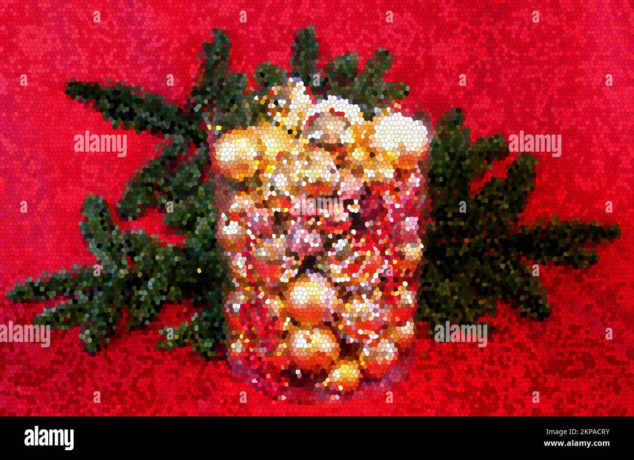 Colorful Christmas decorations photo. Christmas decoration. Festive mood template. Stock Photo