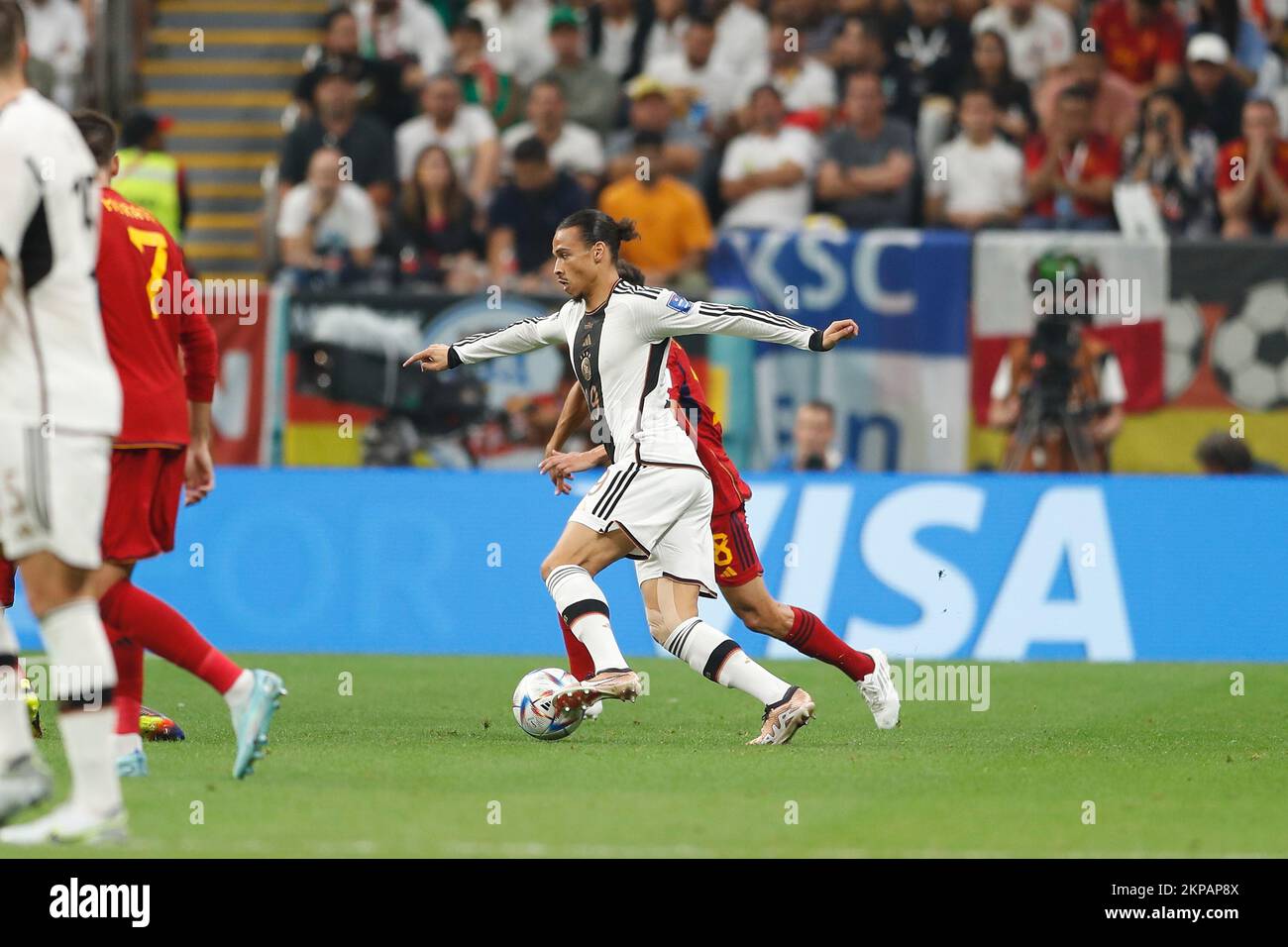 Al Khor, Qatar. 27th Nov, 2022. Leroy Sane (GER) Football/Soccer FIFA