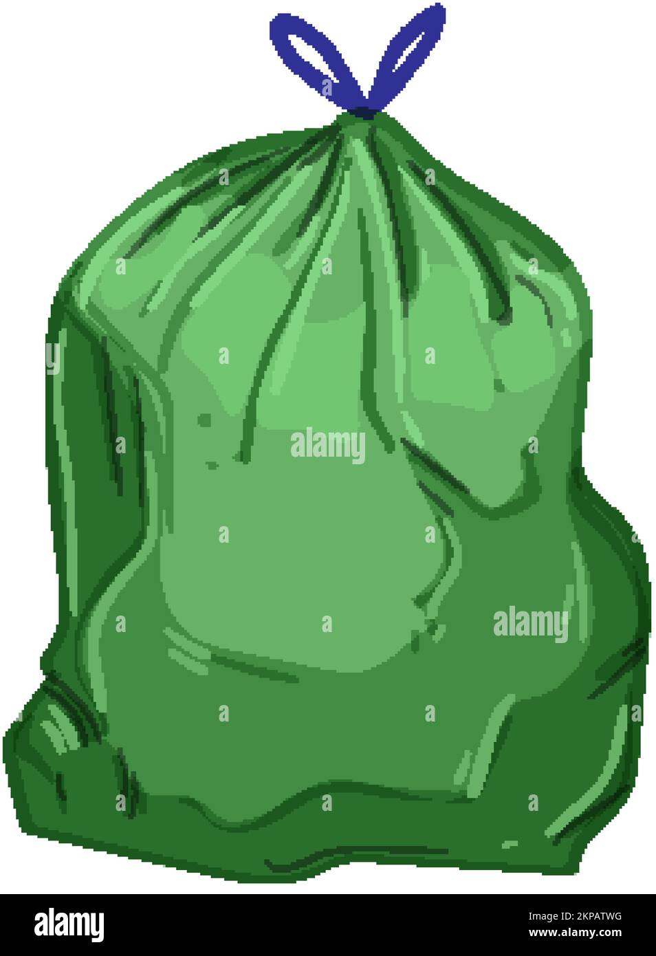 bin trash bag cartoon vector illustration Stock Vector Image & Art Alamy