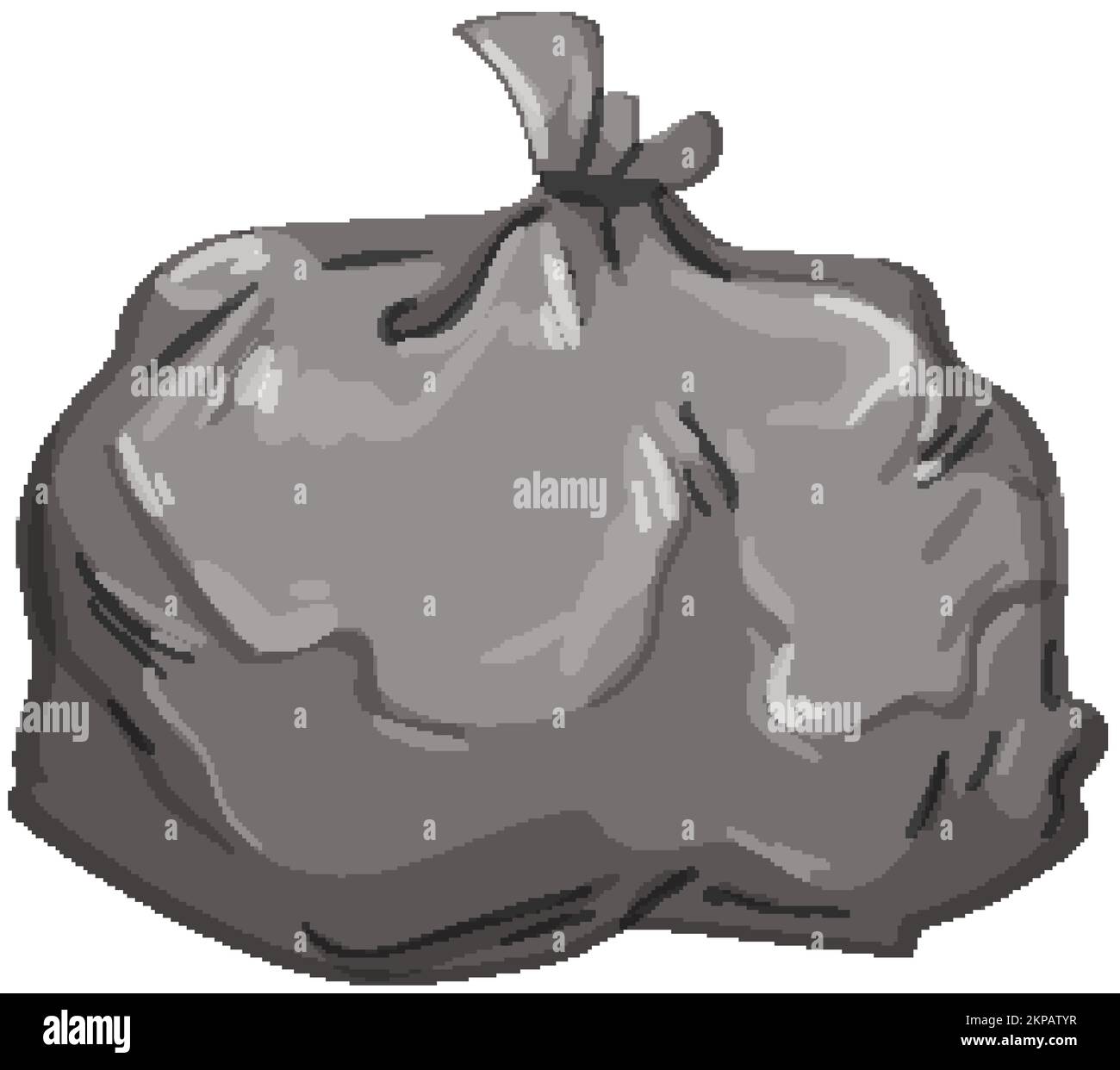 clean trash bag cartoon vector illustration Stock Vector Image & Art