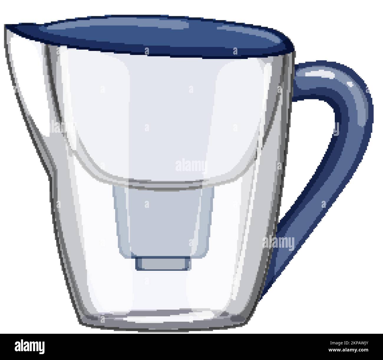 food water pitcher cartoon vector illustration Stock Vector Image & Art
