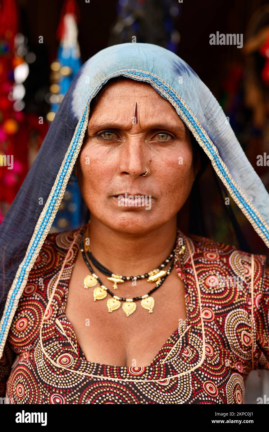 An Indian Old Kalbelia Tribal Woman This Snake Charming Tribe Used To