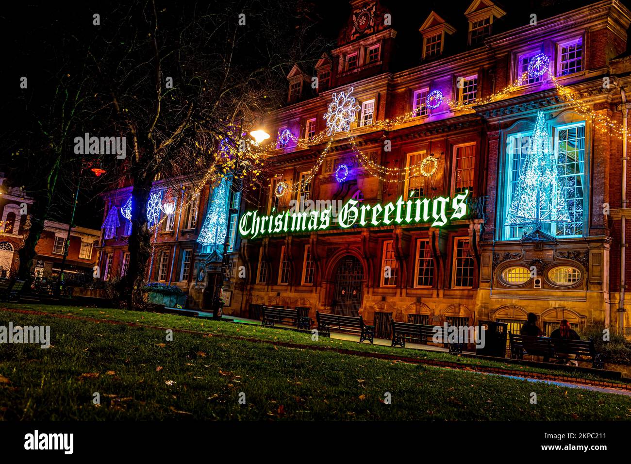 Wghts turnhen is the leicester town hall christmas li