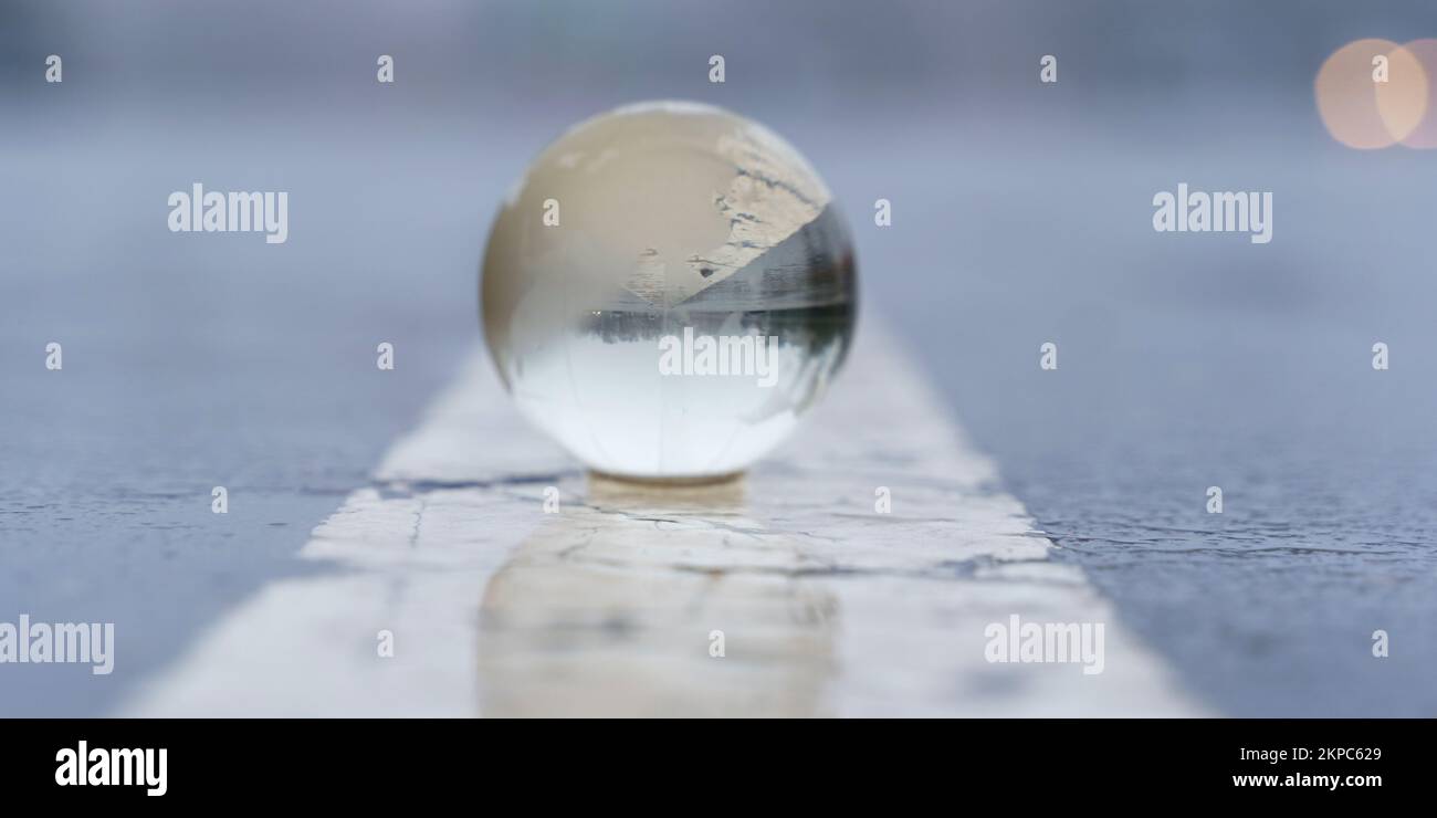 Wet road map hi-res stock photography and images - Alamy