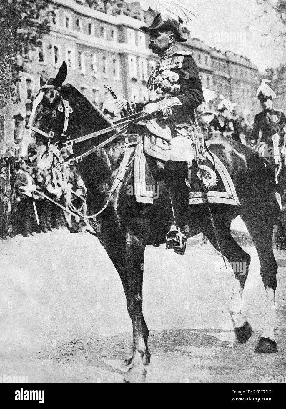 WW1 - 14/18 - Lord Horatio Herbert KITCHNER (1850-1916) - 1st Earl KITCHNER - in full dress uniform Stock Photo