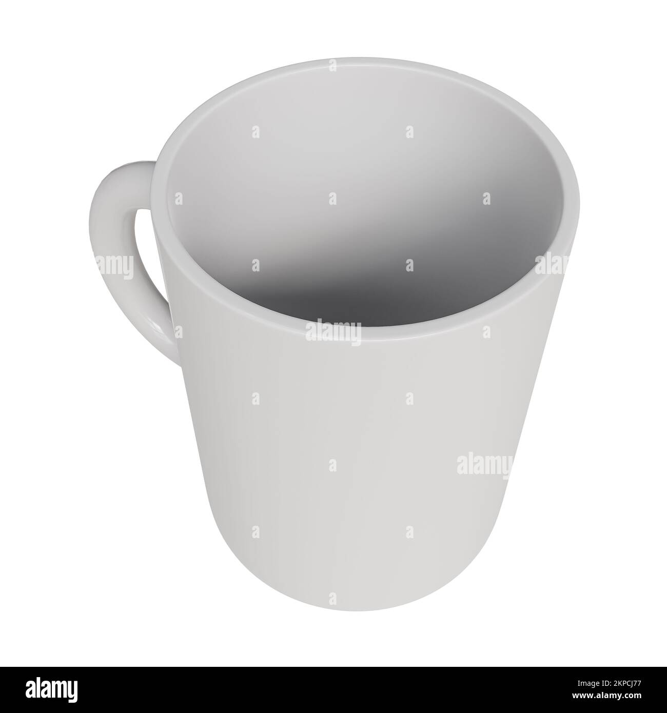 mug isolated on white background 3d illustration Stock Photo - Alamy