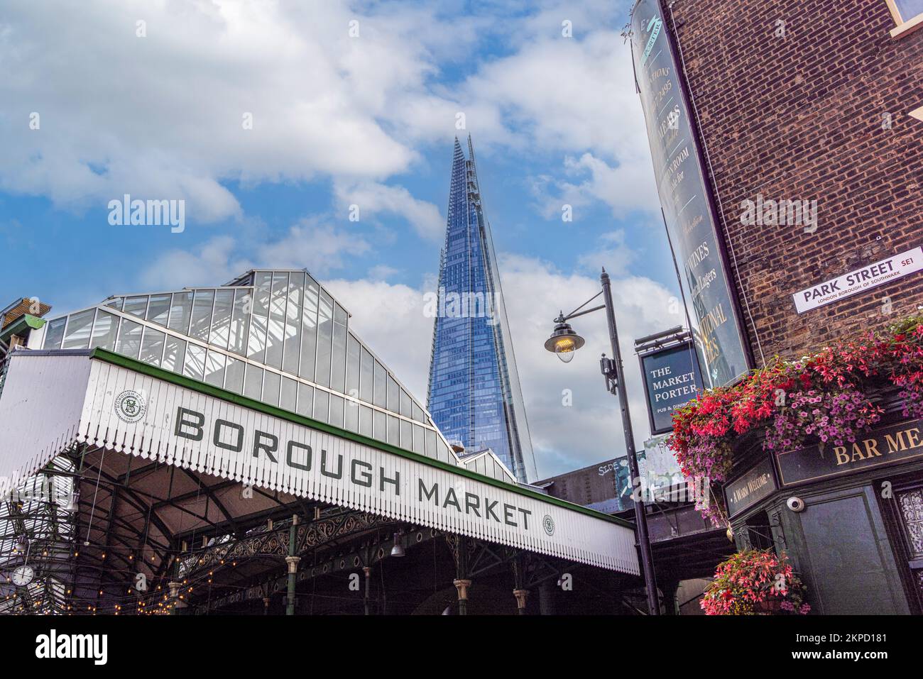 Borough Market, South Bank London England Stock Photo