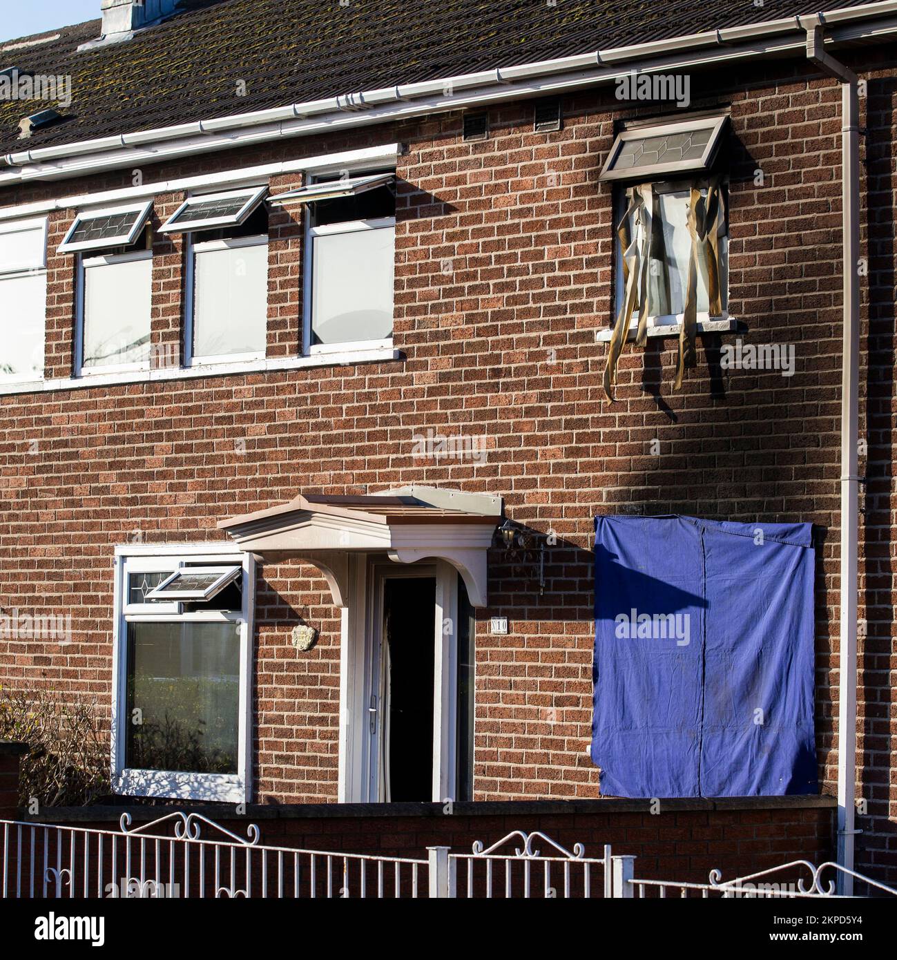 A property in the Edenvale Crescent area of east Belfast where a person