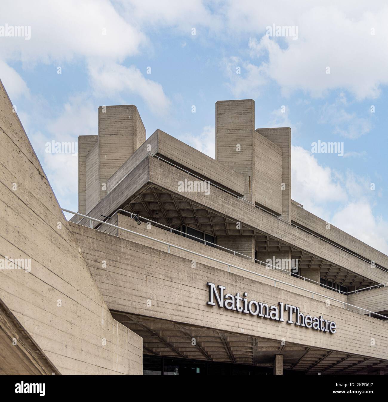 National Theatre building, South Bank London England Stock Photo