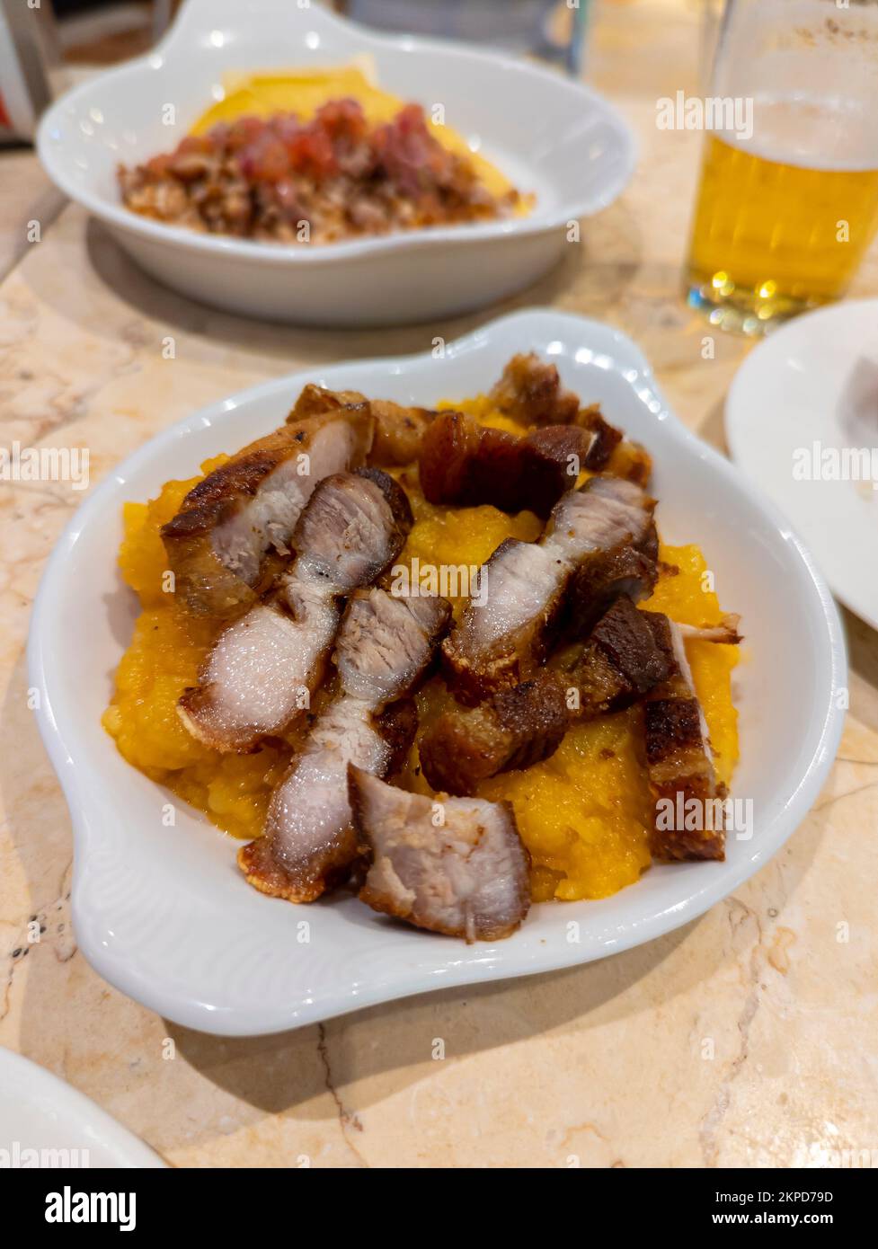 Cholesterol, Gourmet, Typical Spanish dish called torreznos, consisting