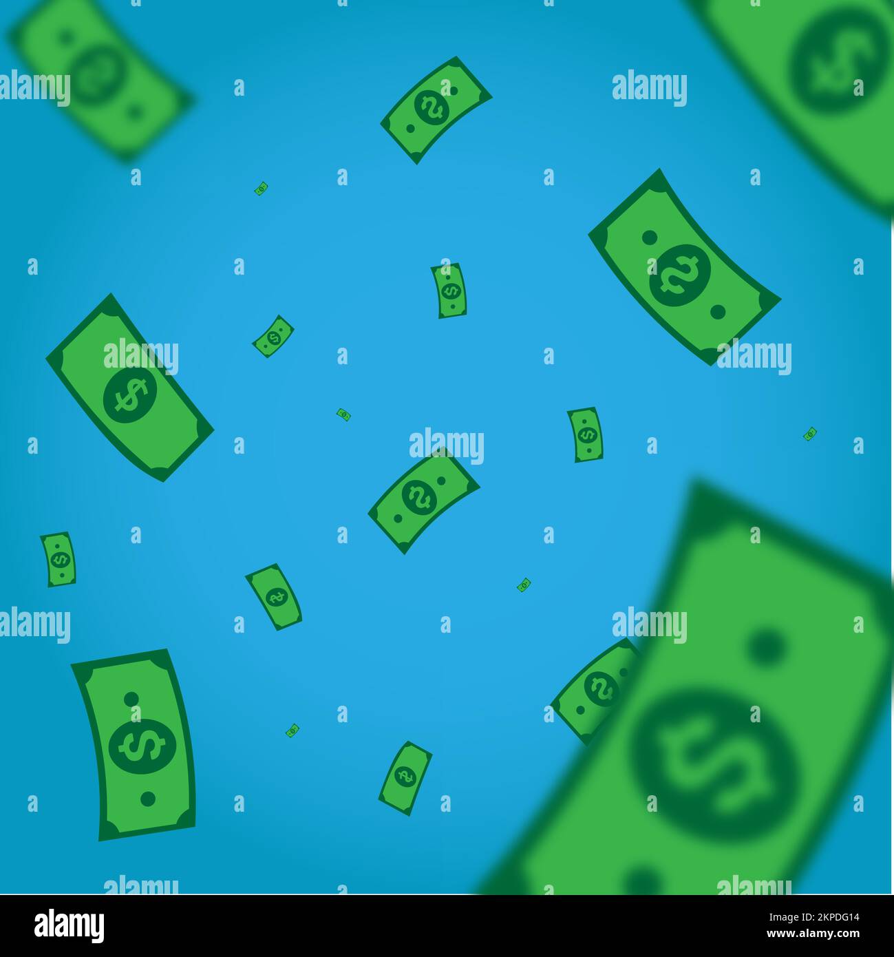 one hundred us dollar bills 600w Stock Vector